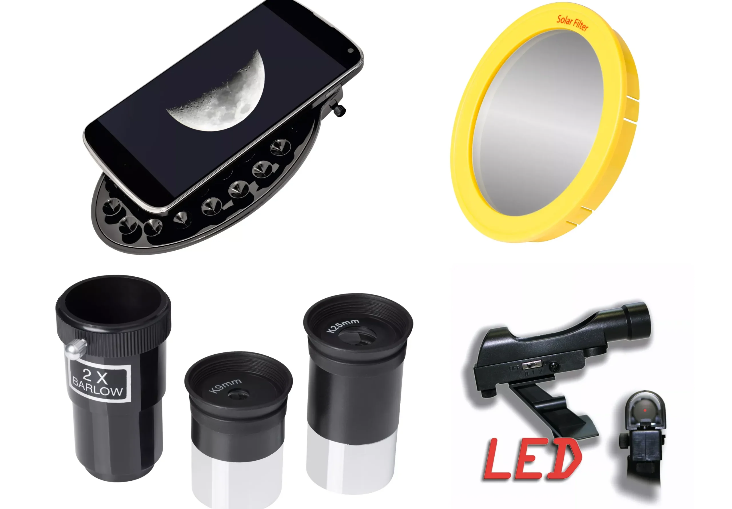 Solarix AZ 114/500 Carbon Design Teleskop Starter Set>Bresser Best