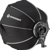 Super Quick Release Schnellspann-Octabox/Softbox 65cm für Kamerablitze>Bresser New