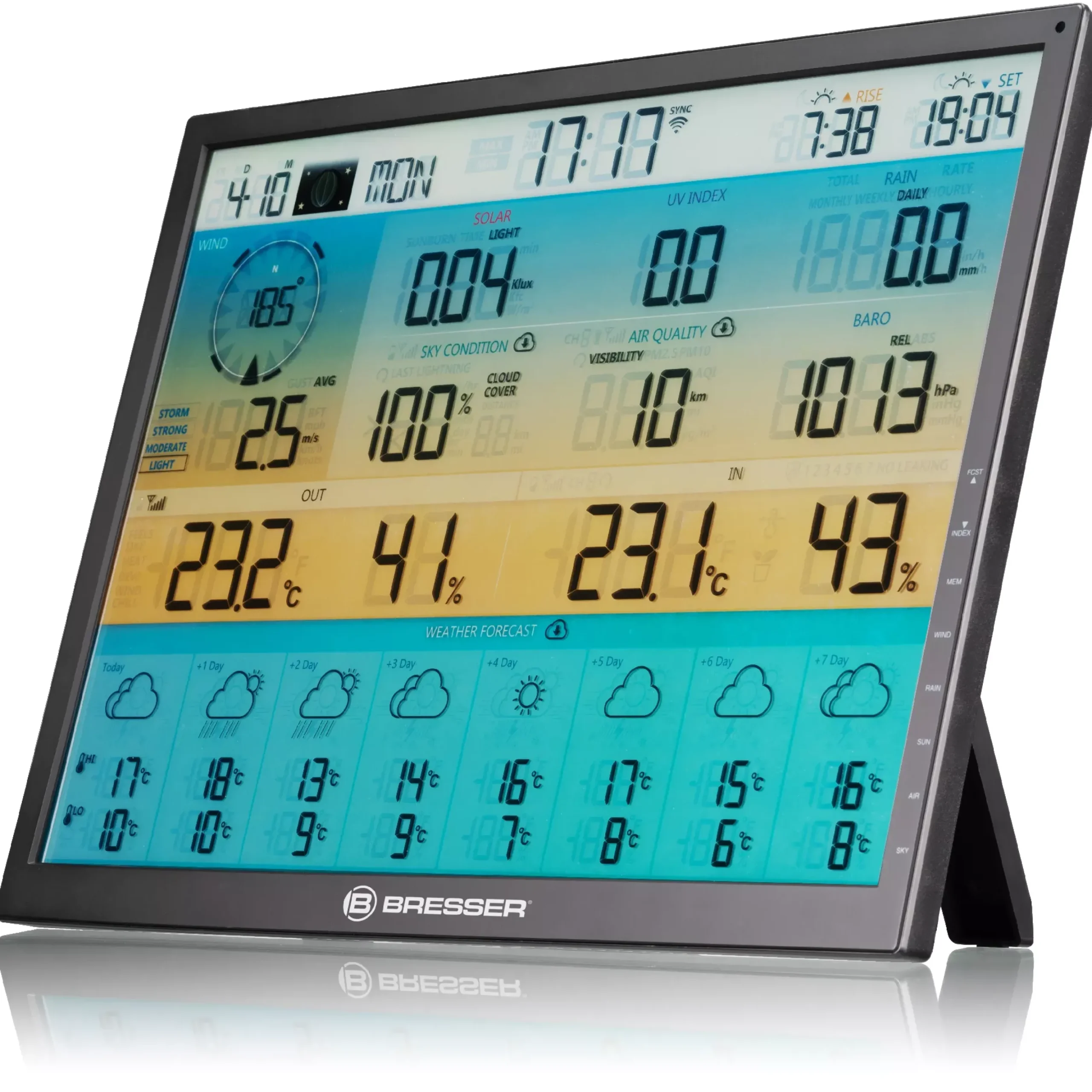 8-Tage 4CAST XL WLAN-Wetterstation 7-in-1 solar>Bresser Store