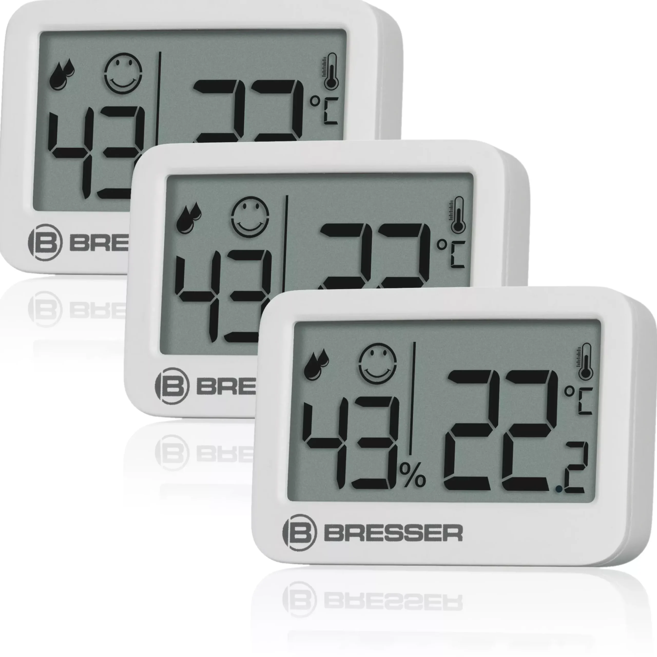 Tempy Thermo-Hygrometer 3er-Set>Bresser Cheap