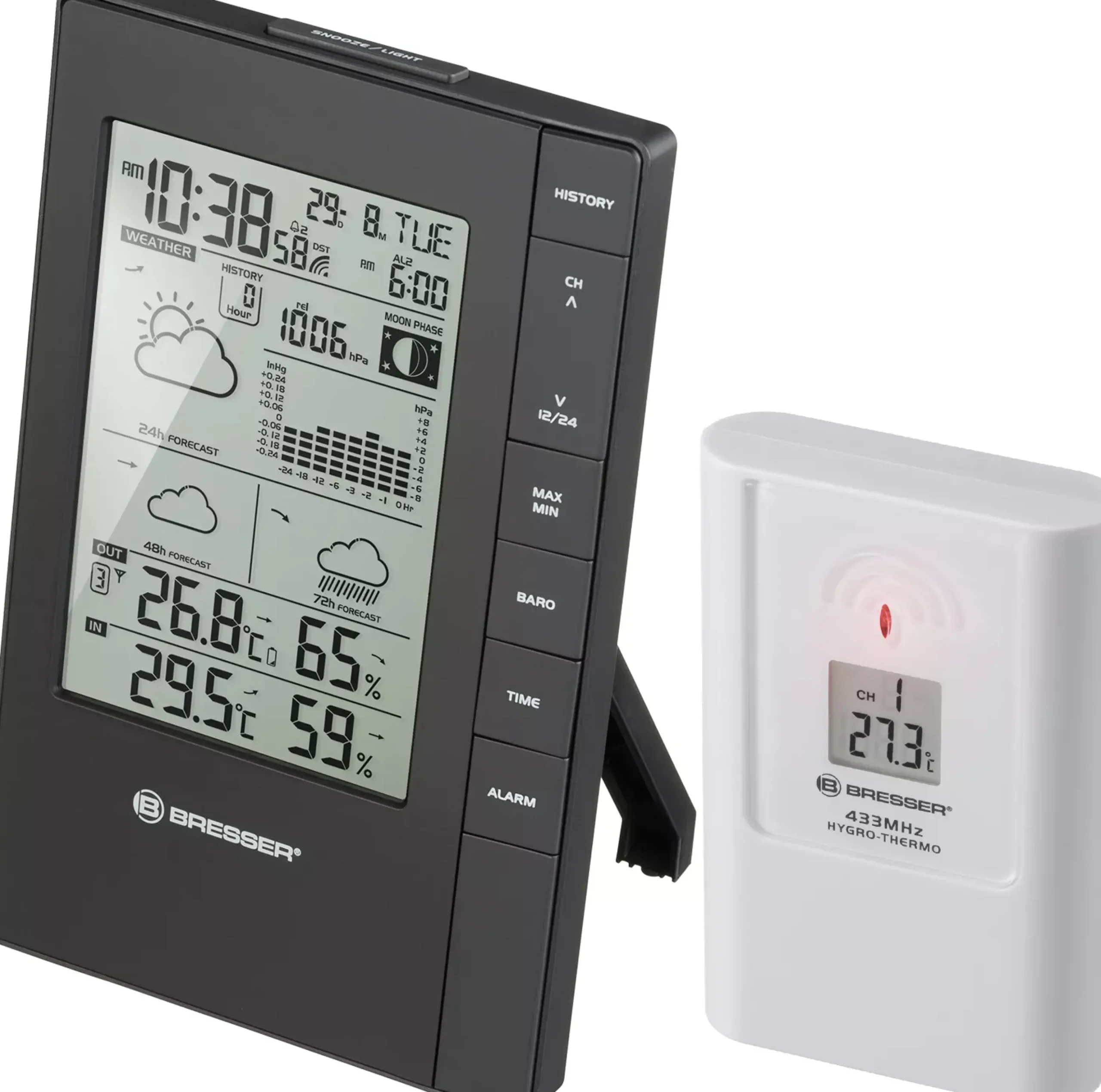 Tendence FSX Wetterstation mit 3-Tages-Vorhersage>Bresser Store