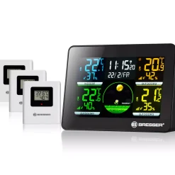 Thermo Hygro Quadro NLX - Thermo-Hygrometer mit 3 Außensensoren>Bresser Online