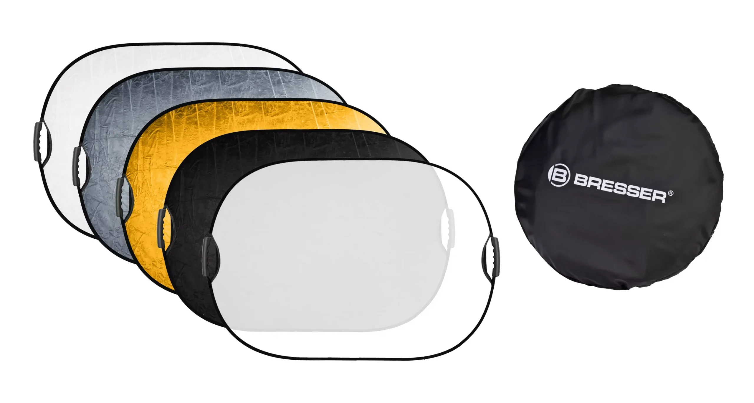 TR-25 5in1 Faltreflektor mit Handgriffen 70x110cm>Bresser Fashion
