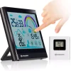 VentAir Thermo-Hygrometer mit Touchscreenfunktion und Lüftungsempfehlung>Bresser Store