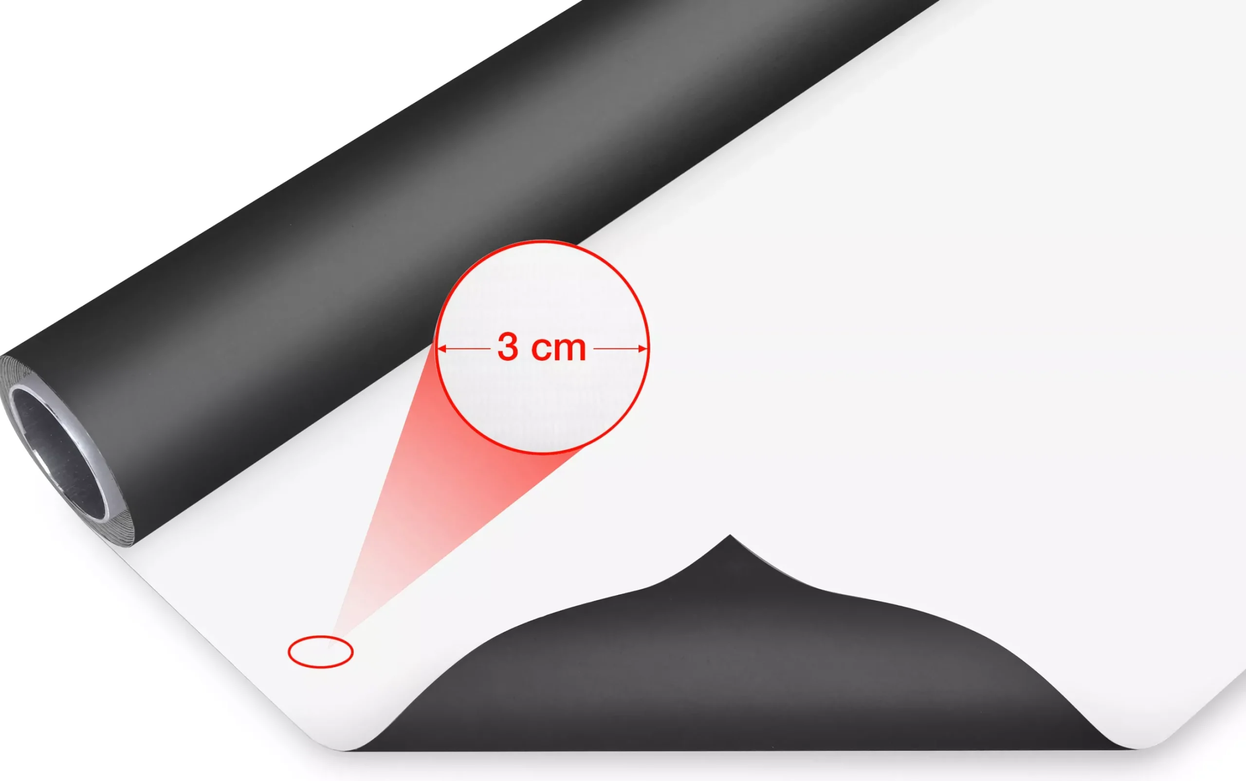 Vinyl Hintergrundrolle 2,72 x 6m Schwarz/Weiß>Bresser New