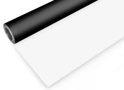 Vinyl Hintergrundrolle 2,00 x 3m Schwarz/Weiß>Bresser Outlet
