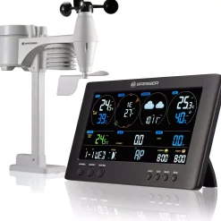 WLAN ClearView Wetterstation mit 7-in-1-Profi-Sensor>Bresser New