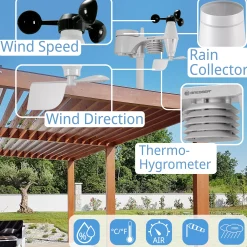 WLAN-Farbwetterstation mit 5-in-1-Profi-Sensor><noscript><img width=
