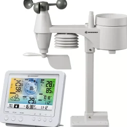 WLAN-Farbwetterstation mit 5-in-1-Profi-Sensor weiß>Bresser Cheap