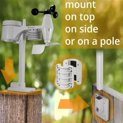 WLAN-Farbwetterstation mit 5-in-1-Profi-Sensor weiß><noscript><img width=