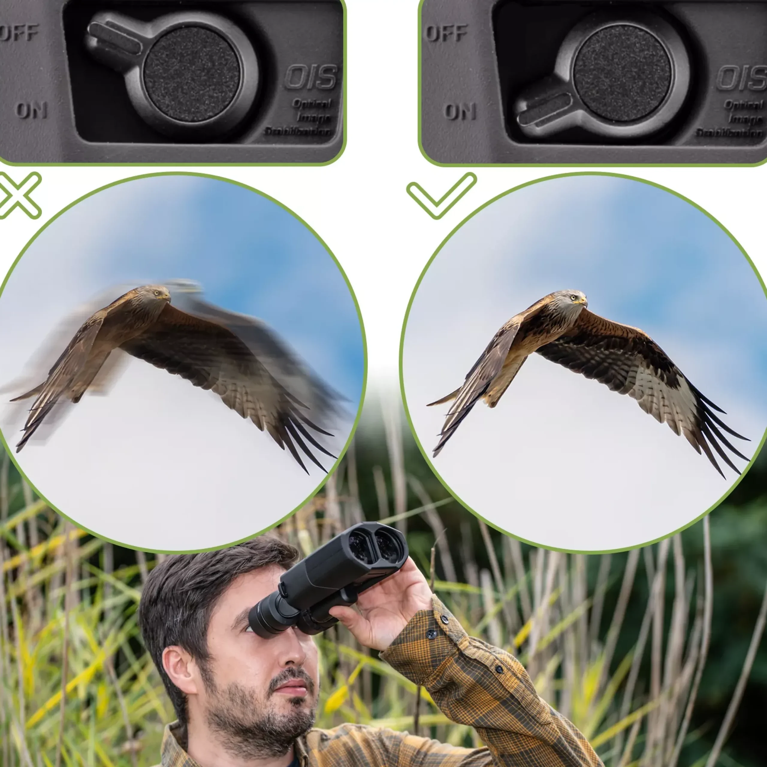 16x42 STABILIZER OIS Fernglas mit Bildstabilisator>Bresser Best Sale