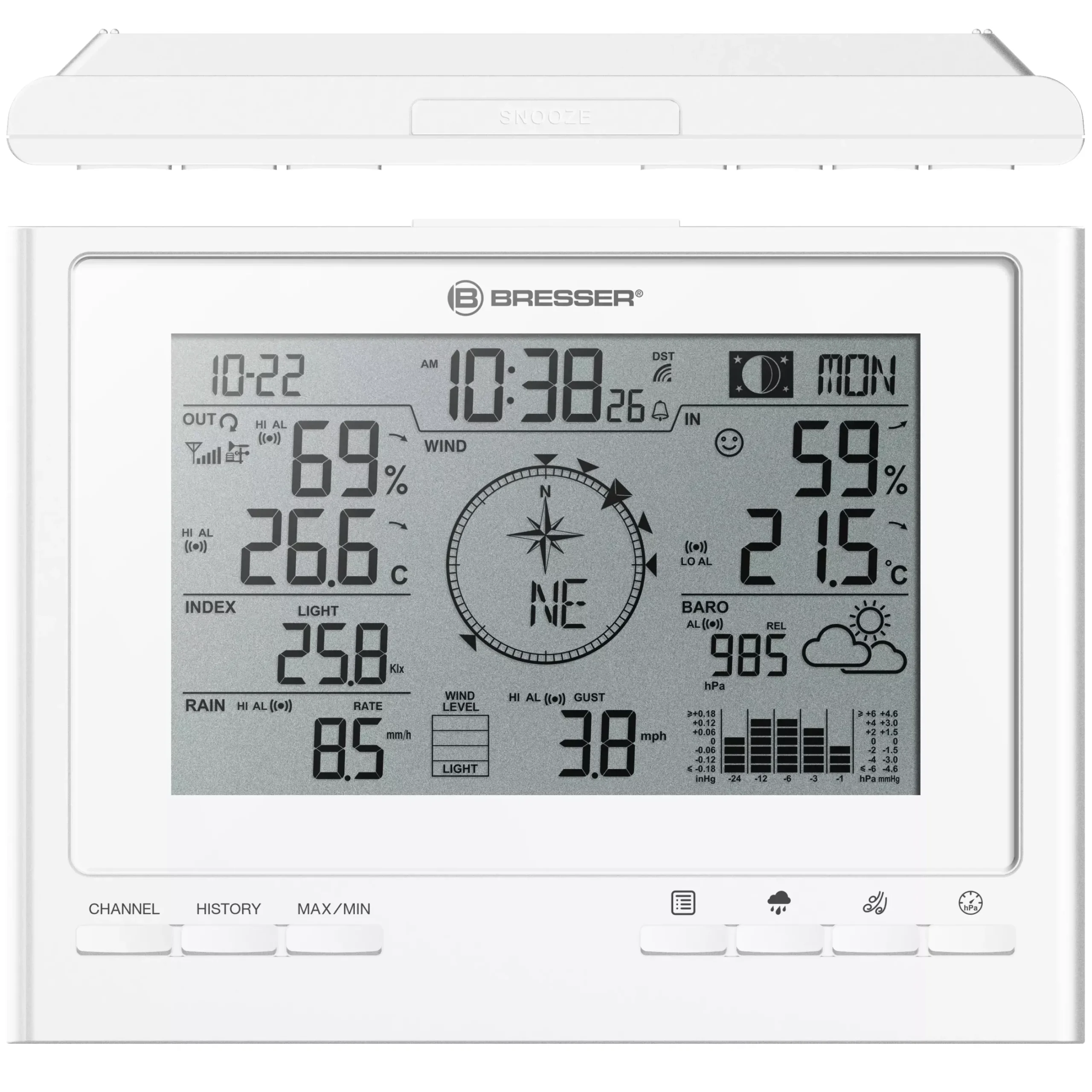 zusätzliche / Ersatz-Basisstation für 7003100 ClimateScout Wetterstation>Bresser Cheap