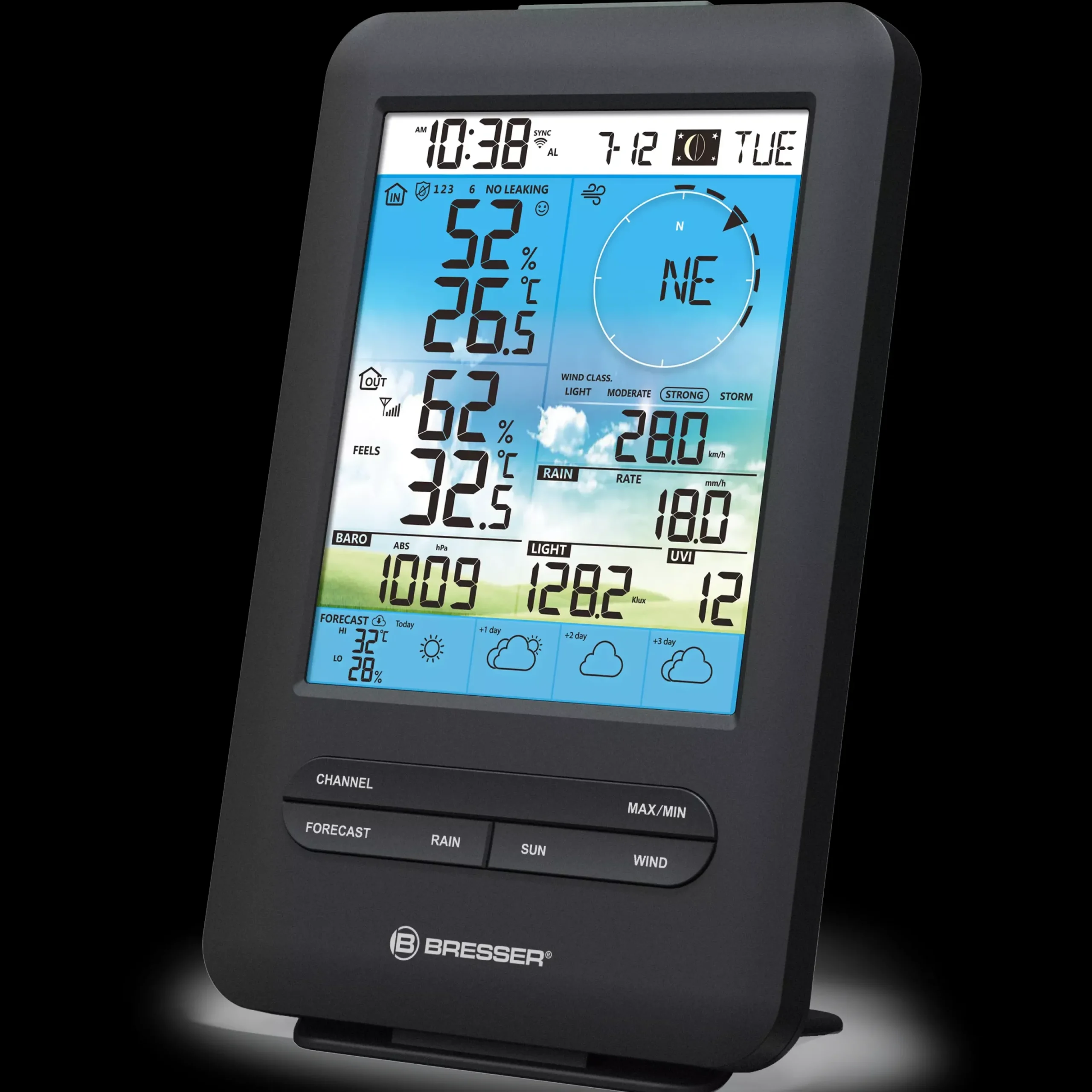 zusätzliche / Ersatz-Basisstation für 7003200 4-Tage 4CAST WLAN-Wetterstation>Bresser Shop