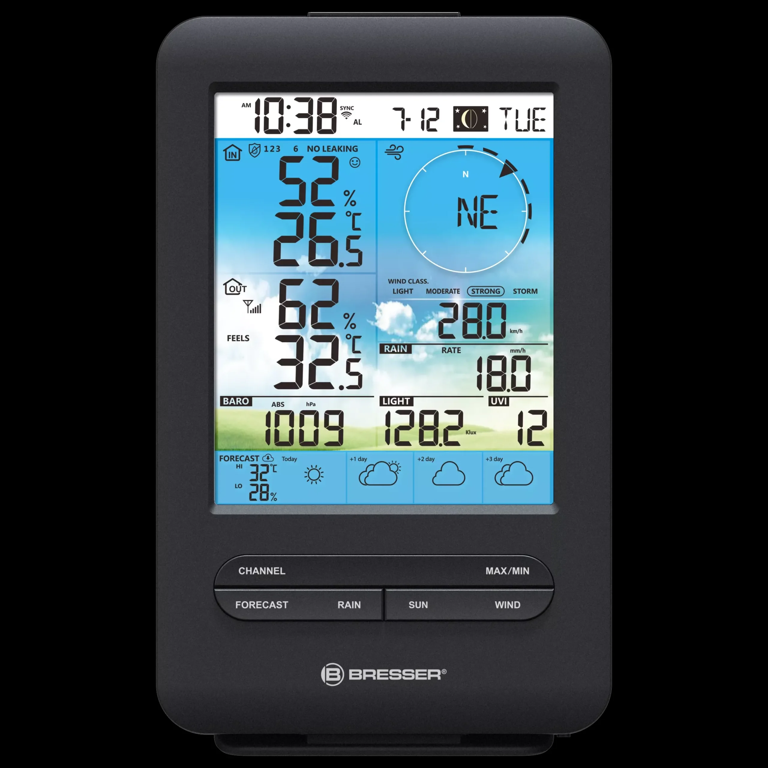 zusätzliche / Ersatz-Basisstation für 7003200 4-Tage 4CAST WLAN-Wetterstation>Bresser Shop