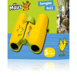 DieMaus 6x21 Kinderfernglas mit Beutel><noscript><img width=