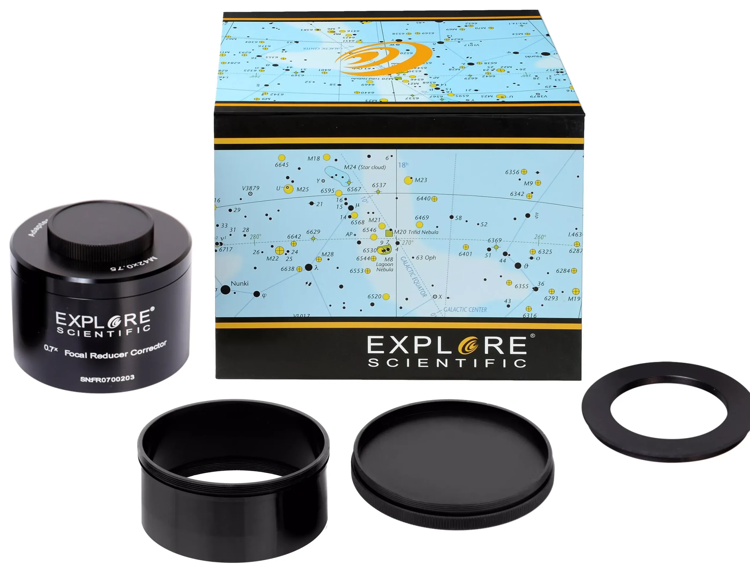 EXPLORE SCIENTIFIC 3" 0,7x Reducer/Korrektor>Bresser Best