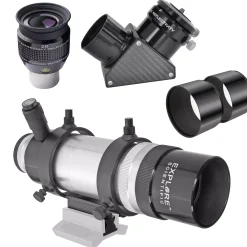 EXPLORE SCIENTIFIC ED102 CF-APO iEXOS-100 PMC-Eight GoTo Teleskop-Set><noscript><img width=
