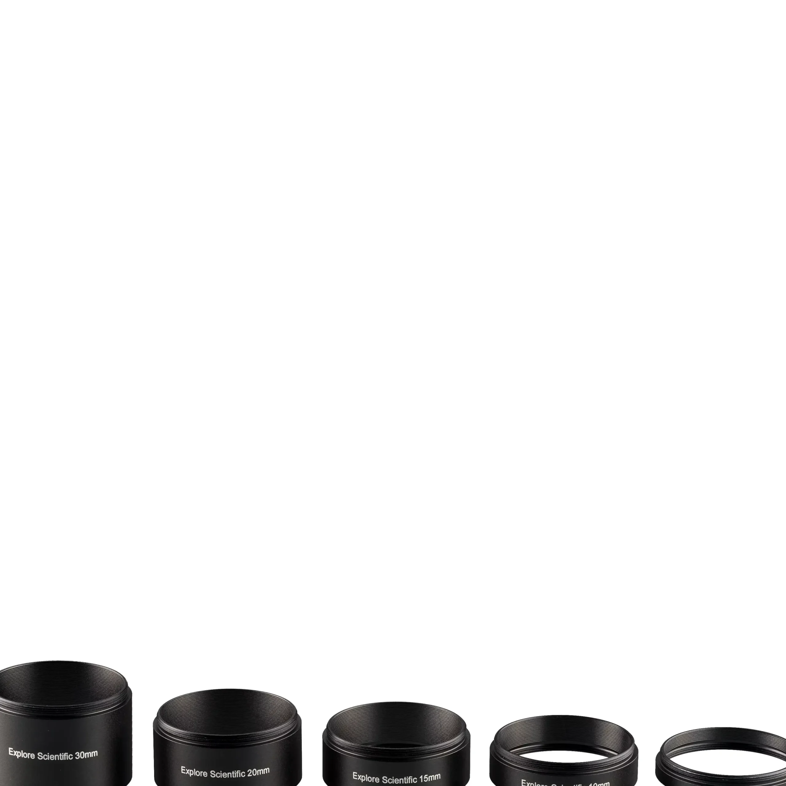 EXPLORE SCIENTIFIC Verlängerungshülsenset M48x0.75 - 5-teilig (30, 20, 15, 10 und 5 mm)>Bresser Discount