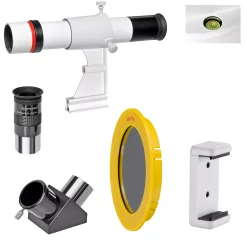 ISA Space Exploration Teleskop im NASA-Look AR-102L/1350 EXOS-1/EQ4><noscript><img width=
