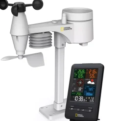 NATIONAL GEOGRAPHIC Colour-Display-Funk-Wetterstation 5-in-1><noscript><img width=