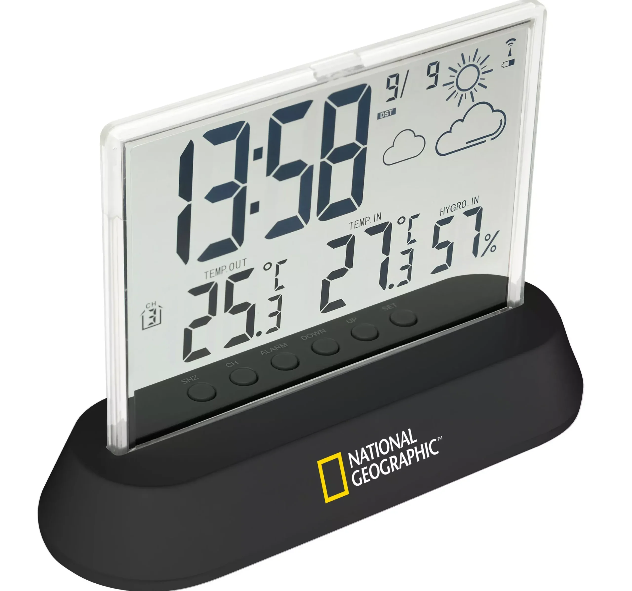 NATIONAL GEOGRAPHIC Funkwetterstation Transparent>Bresser Hot