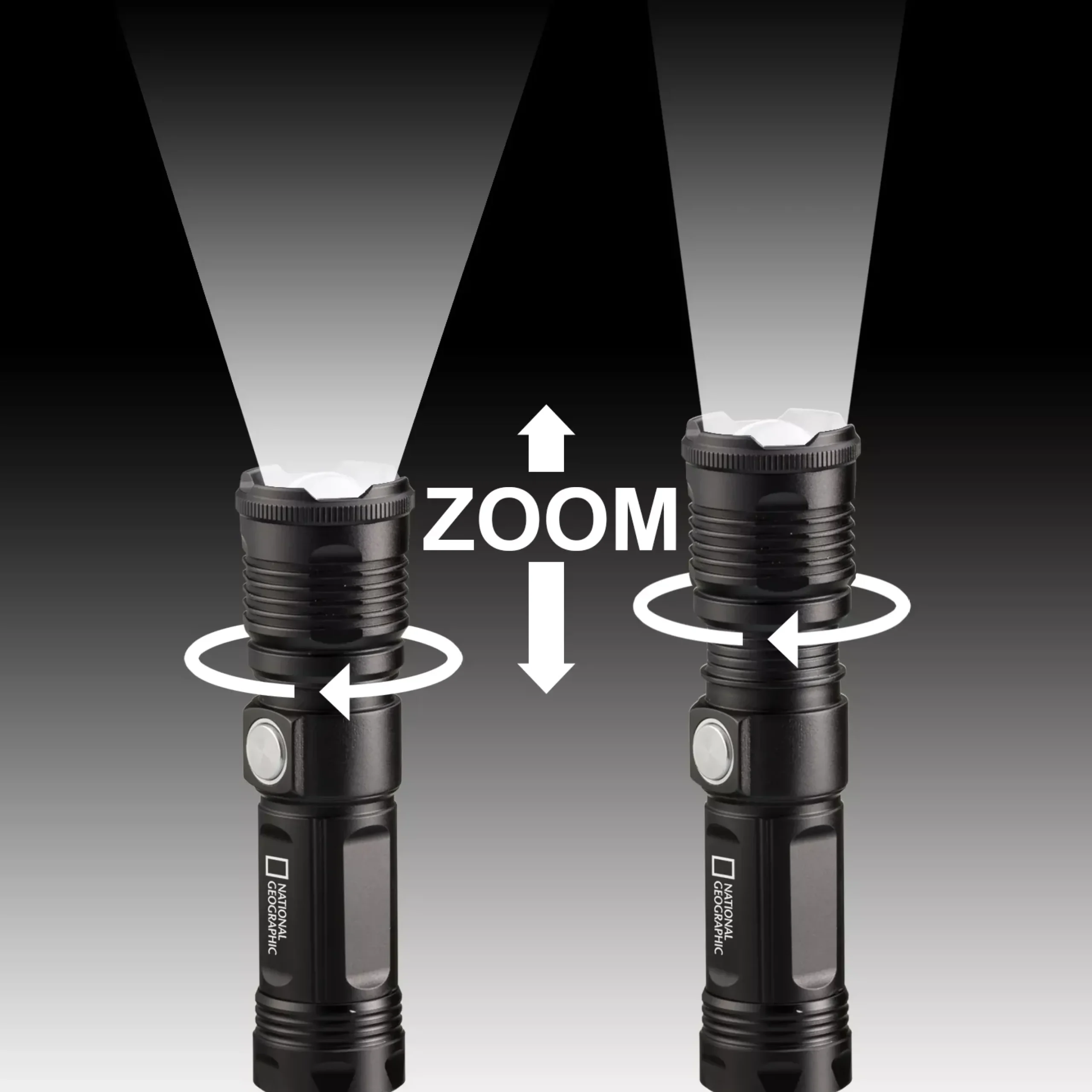 NATIONAL GEOGRAPHIC ILUMINOS 1000 LED Zoom-Taschenlampe 1000 lm>Bresser Discount