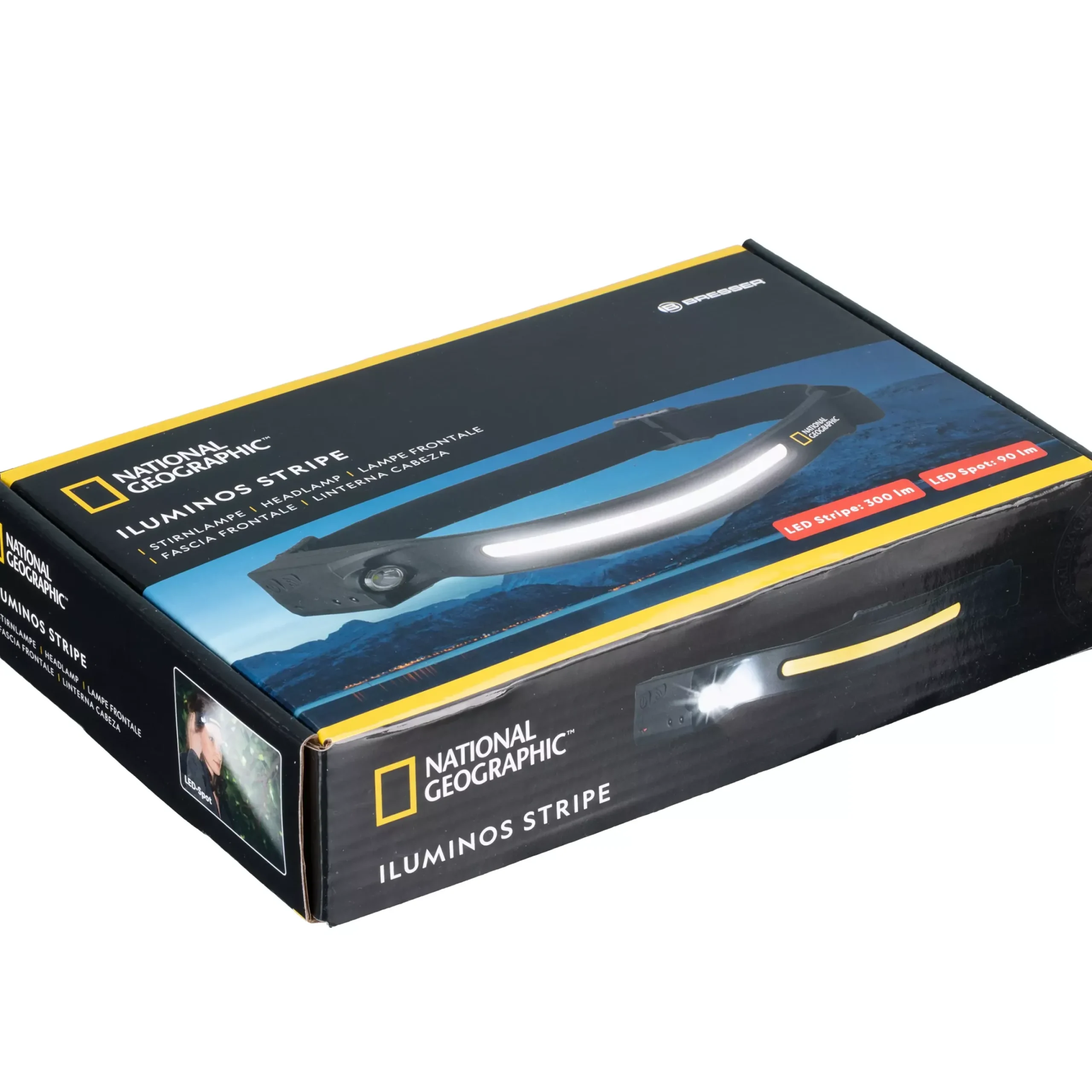 NATIONAL GEOGRAPHIC Iluminos Stripe Stirnlampe mit LED-Streifen>Bresser Clearance