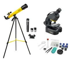 NATIONAL GEOGRAPHIC Teleskop + Mikroskop Set für Einsteiger>Bresser Shop