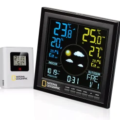 NATIONAL GEOGRAPHIC VA Farb-Funkwetterstation>Bresser Cheap