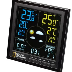 NATIONAL GEOGRAPHIC VA Farb-Funkwetterstation>Bresser Cheap