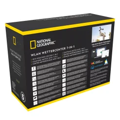NATIONAL GEOGRAPHIC WLAN-Farbwetterstation mit 7-in-1-Profi-Sensor><noscript><img width=