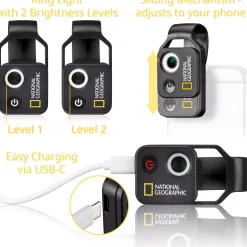 NATIONAL GEOGRAPHIC 200x Handy-Mikroskop mit CPL><noscript><img width=